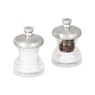 M&S Cole & Mason Button Salt and Pepper Mills 65mm- Buy online at McGrocer