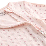 M&S autumnal floral pale blush baby sleepsuit 0-3 months, imported from the UK