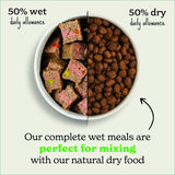 Forthglade wet dog food duck and venison with beans and apricot 395g - British product