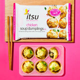 Itsu Chicken Soup Dumplings 168g, UK version