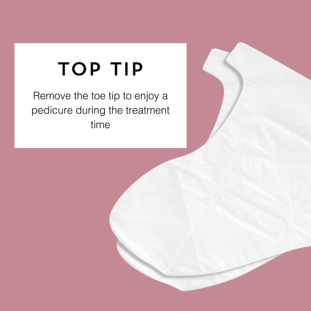 Beauty Pro foot therapy booties with removable toe tips 30g - British product