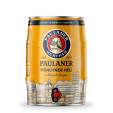 Paulaner Munchner Hell beer 5L mini keg, imported from the UK