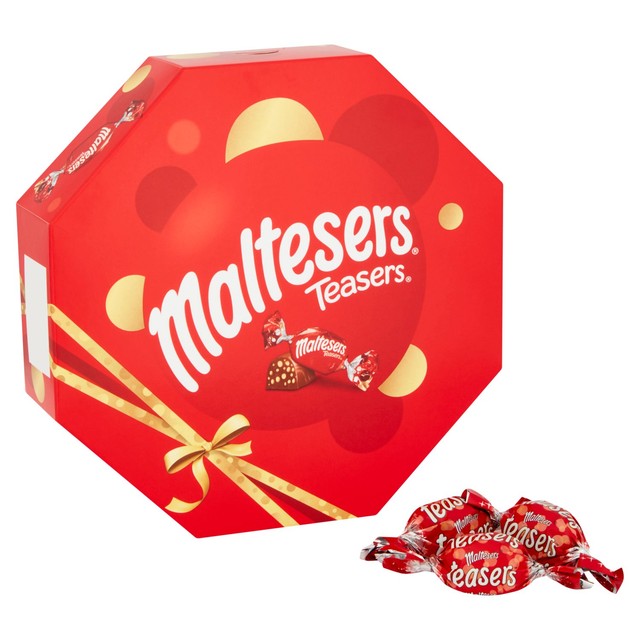 Maltesers milk chocolate gift box with honeycomb 335g, imported from the UK
