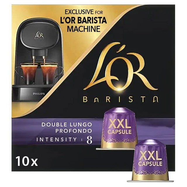 L'OR Barista Extra Long XXL coffee pods 10 pack, UK version