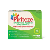 Piriteze hayfever and allergy tablets 30s, imported from the UK