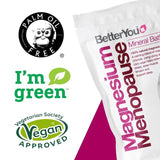 BetterYou Magnesium Menopause Bath Flakes 750g - British product