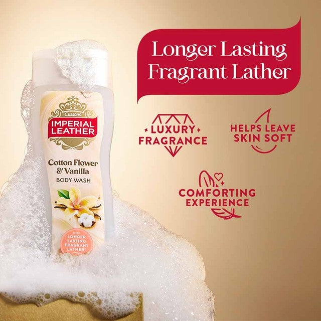 Imperial Leather shower gel Cotton Flower & Vanilla Orchid (British brand)