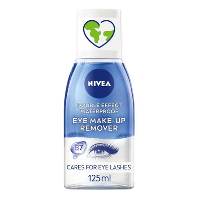 M&S Nivea Double Effect Øyesminkefjerner Micellært Vann 125ml - Kjøp på nett hos McGrocer