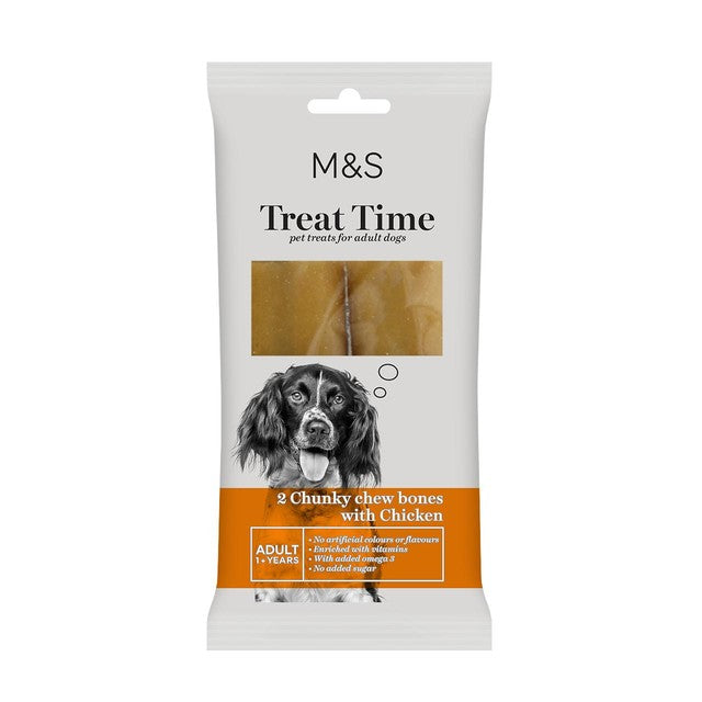 M&S dog chew bones 200g, imported from the UK