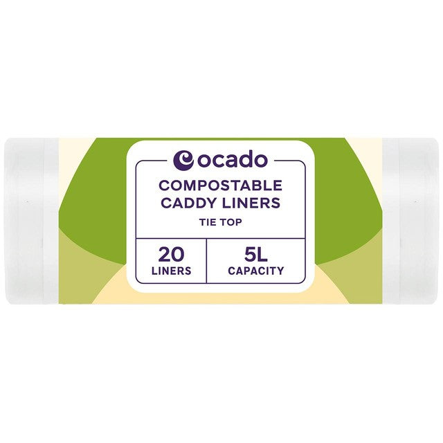 Ocado compostable caddy liners 5L, imported from the UK
