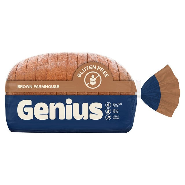 Genius Brown Farmhouse bread loaf 430g, UK version