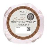 M&S Melton Mowbray pork pie 145g, imported from the UK