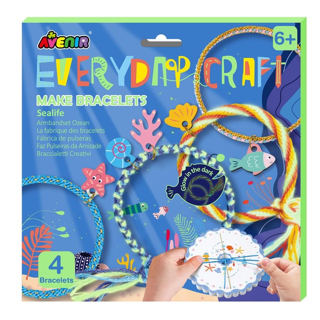 Avenir craft kit for making sealife bracelets (British brand)