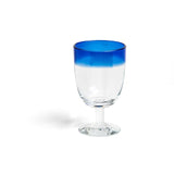 Daylesford Organic Ludlow wine glass blue 350ml - British product