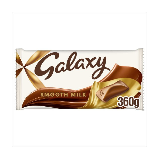 Galaxy Smooth Milk Chocolate Large Sharing Block 360g, UK version
