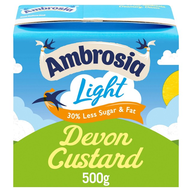 Ambrosia Light Reduced Sugar Custard 500g - British product