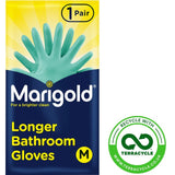 Marigold Bathroom Rubber Gloves Medium, imported from the UK