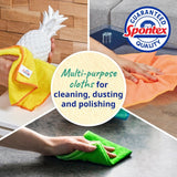 Spontex microfibre cloths 8 pack (British brand)