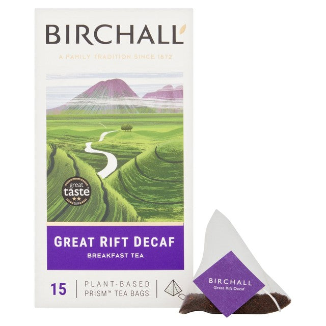 Birchall Great Rift Decaf tea bags 15 pack - British product