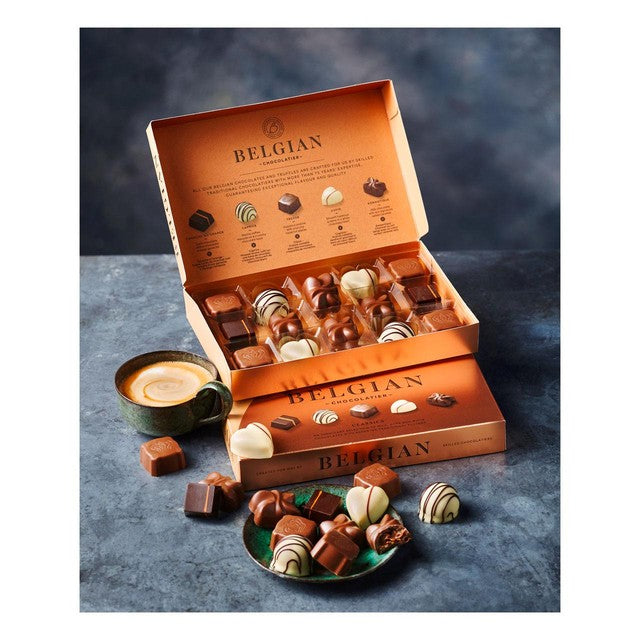 M&S Belgian Chocolate Classics Assortment Box 194g, imported from the UK