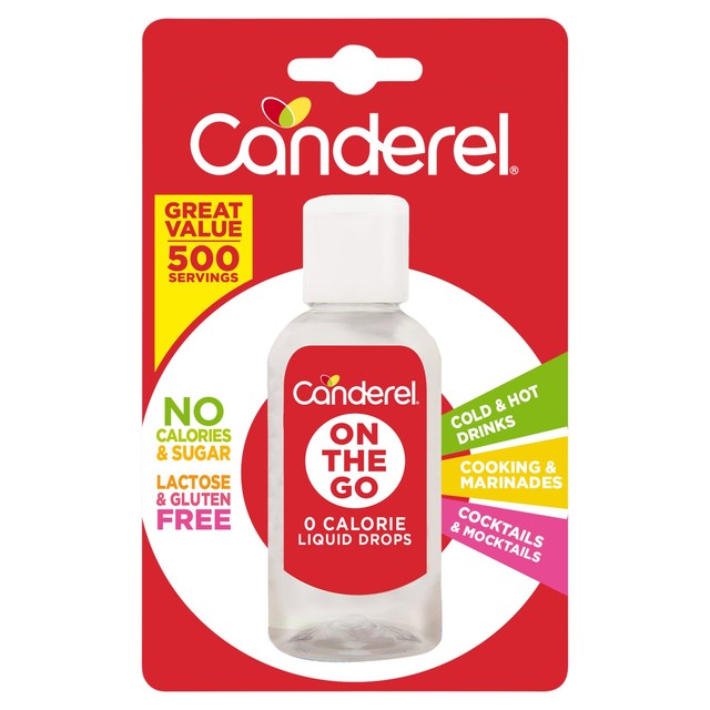 Canderel on the go liquid sweetener 55ml - British product
