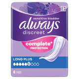 Always Discreet incontinence pads Long Plus - British product