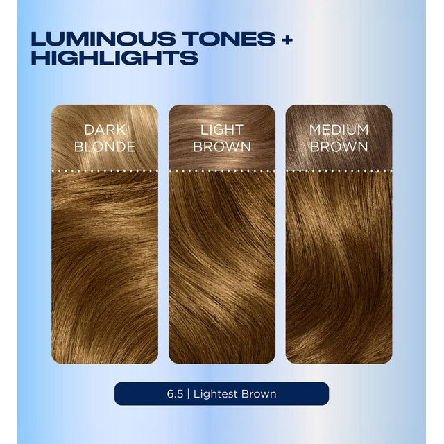 Clairol Nice'n Easy hair dye 6.5 Lightest Brown - British product