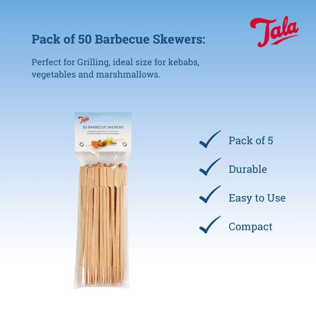 Tala 50 18cm bamboo skewers (British brand)