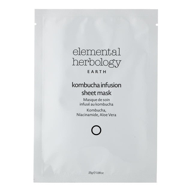 Elemental Herbology kombucha infused sheet mask - British product