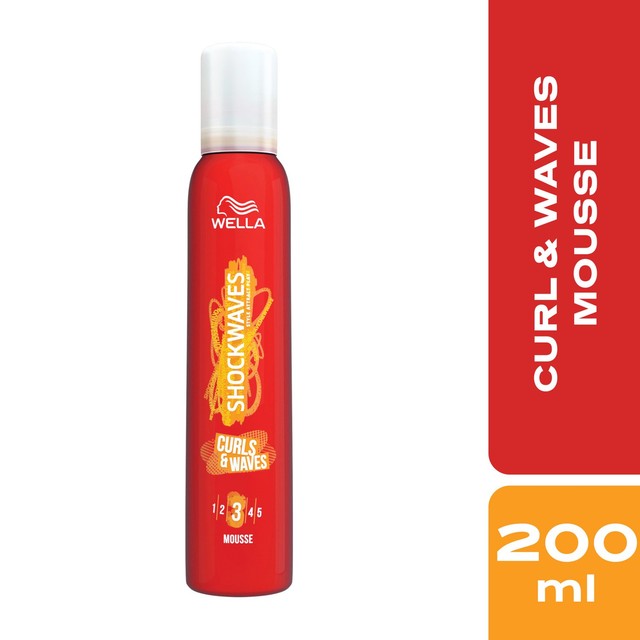 Shockwaves curls and waves hair mousse 200ml (British brand)