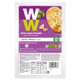 Weight Watchers mini garlic coriander naan breads 4 pack (British brand)