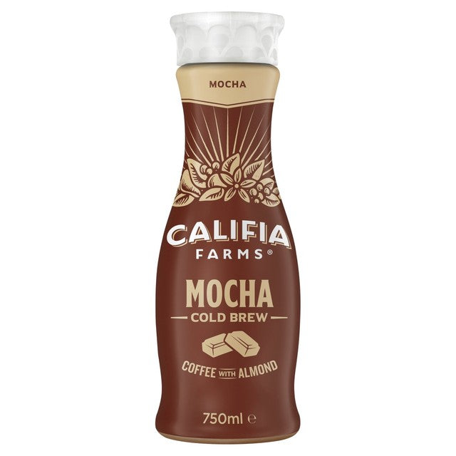 Califia Farms mocha cold brew almond coffee drink 750ml - British product