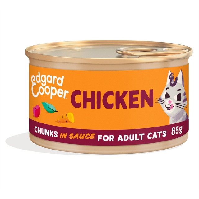 Edgard & Cooper adult cat chunks in sauce 24x85g - British product