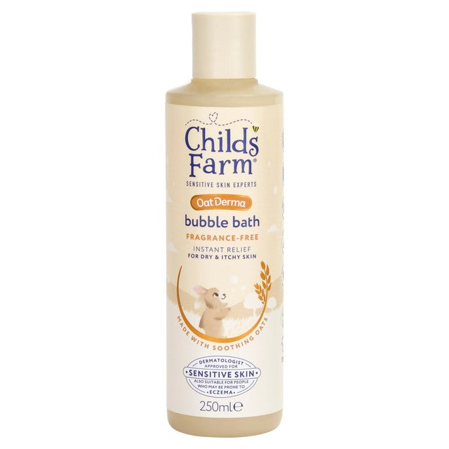 Childs Farm Fragrance-Free Bubble Bath 250ml - British product