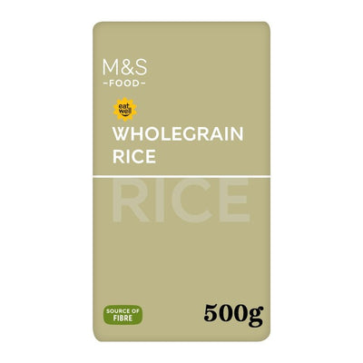 M&S M&S Wholegrain Rice Bag 500g- Buy online at McGrocer