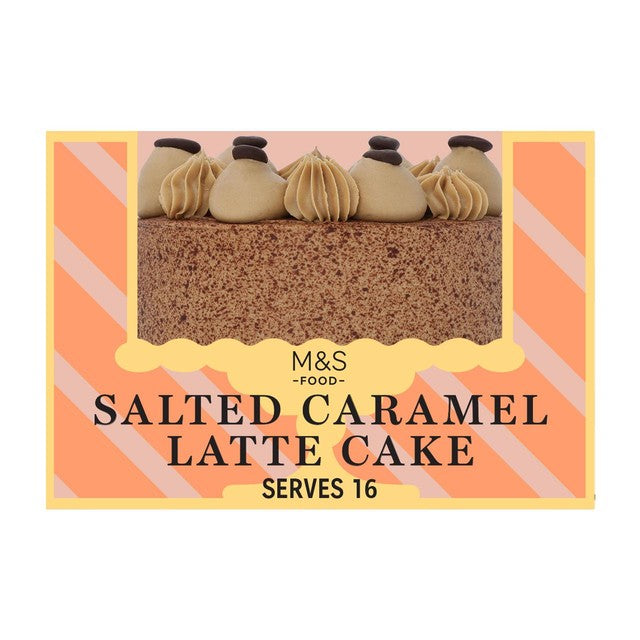 M&S salted caramel latte cake 1.17kg (British brand)