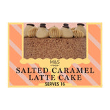 M&S salted caramel latte cake 1.17kg (British brand)
