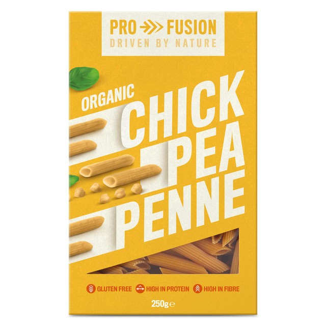 Profusion organic chickpea penne 250g, imported from the UK