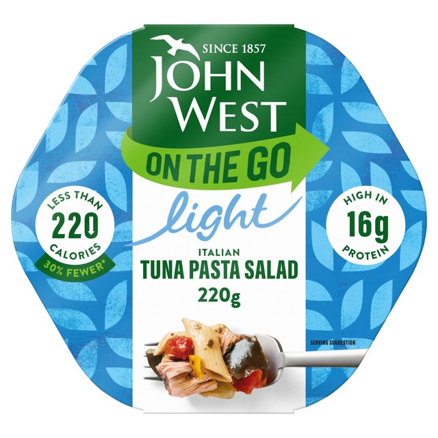 John West Italian Tuna Pasta Salad ready meal 220g, UK version