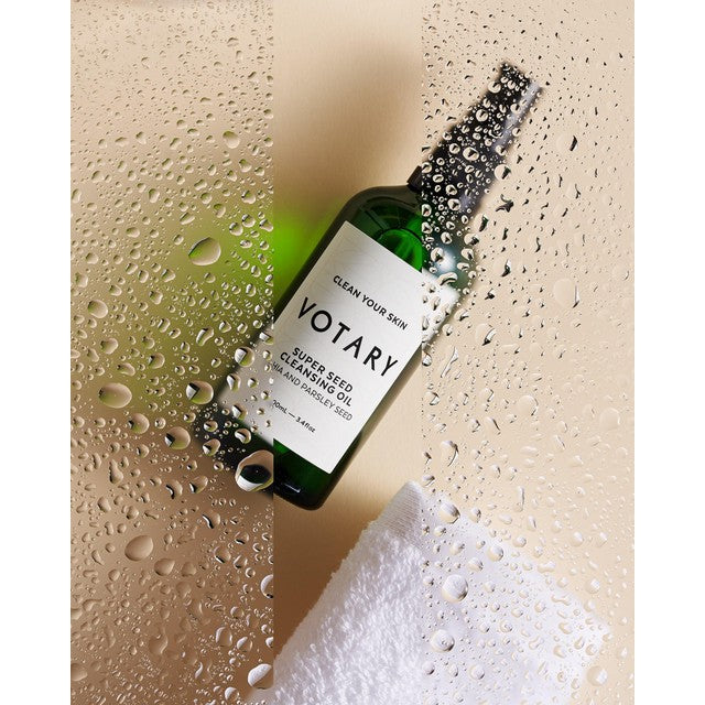 Votary Super Seed Cleansing Oil with chia and parsley seed 100ml (British brand)