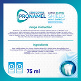 Sensodyne Pronamel Active Enamel Shield Whitening toothpaste 75ml (British brand)