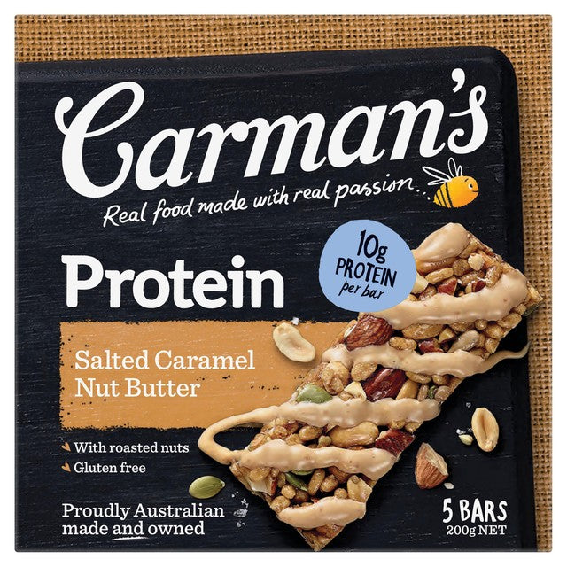 Sapphire salted caramel nut butter protein bar 5 x 40g - British product