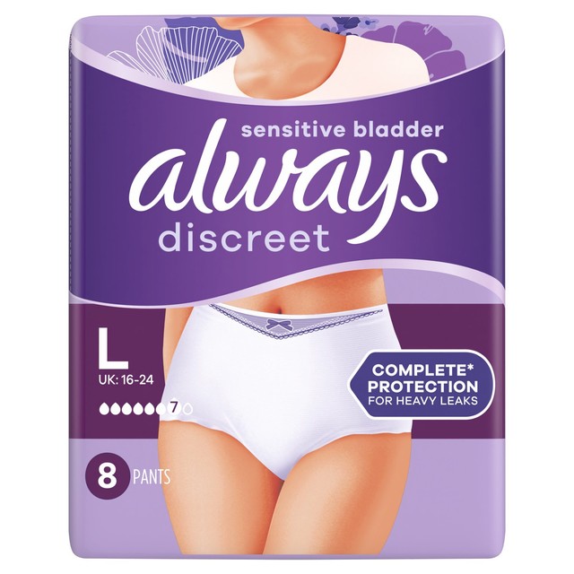 Always incontinence pants Plus L - British product