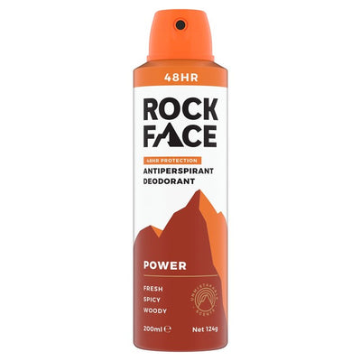 M&S Rock Face Power 48 Hour Antiperspirant Deodorant Spray Spicy Fresh 200ml- Buy online at McGrocer
