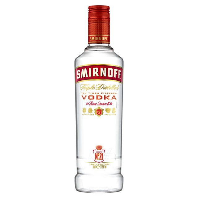 Smirnoff Red Label vodka 70cl bottle - British product