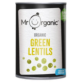 Mr Organic green lentils 400g, imported from the UK