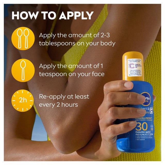 NIVEA SUN Protect & Moisture SPF 30 Sun Lotion Spray
