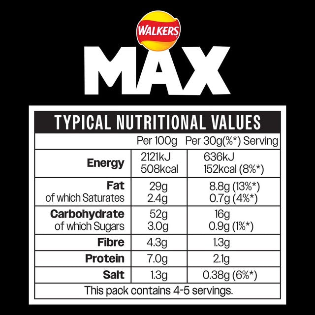 Walkers Hot Chicken Wings Crisps 140g (British brand)