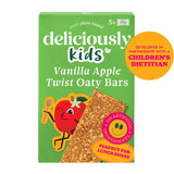 Deliciously Ella Vanilla Apple Twist Oaty Bars 5 x 25g - British product