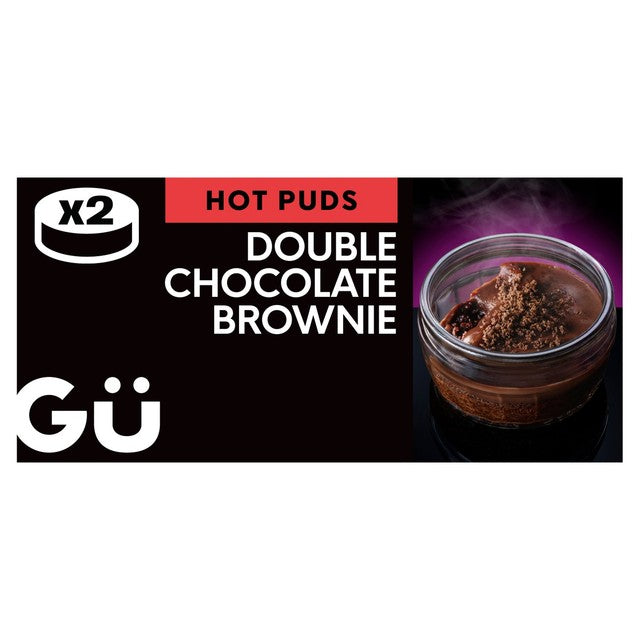 Gü double chocolate brownie dessert 2 x 79g - British product